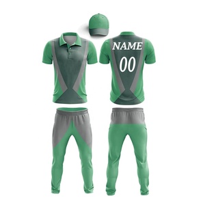 Concevez votre propre uniforme de cricket Ensemble d'uniformes de cricket d'équipe Prix bon marché Bon matériel Ensembles d'uniformes de cricket - Product Image 2