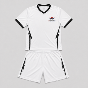 Tenue de football haute performance, vêtements de sport, uniforme de football conçu avec un tissu en polyester respirant pour l'entraînement quotidien - Product Image 4