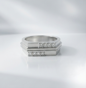DIVYORO <b>STACKED</b> LINE <b>RING</b> - Product Image 2