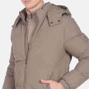 High Quality Classic Waterproof 80% <b>Down</b> Reversible Puffer Jacket Warm Cold Resistant Fashionable Casual Hooded Men's - Product Image 6