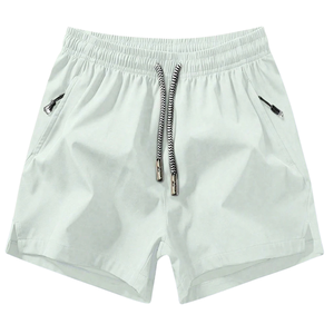 <b>Mens</b> <b>Bermuda</b> Solid Quick Dry Running <b>Shorts</b> Lightweight Breathable Elastic Waist Sports Gym Training Beach Zipper Pockets - Product Image 1