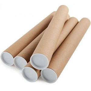 Caja Cilíndrica de Cartón Biodegradable con Tapas de Plástico, Tubo de Papel Impreso Personalizado, Embalaje Ecológico con Tapas de Plástico, Tubo de Cartón - Product Image 5