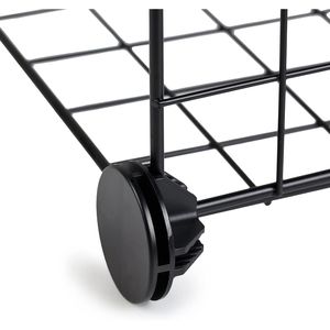 6-Cube Stackable Storage Organizer No-Tool Assembly Wire <b>Grid</b> <b>Metal</b> Shelving Unit 26"W X 38"H X 12.6"D Home Storage Organization - Product Image 5