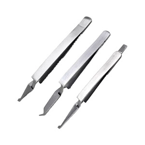 Manual Dental Orthodontic Tweezers Stainless Steel Long End <b>Bracket</b> Placement Debonding Tool CE Certified Dental Instruments - Product Image 3