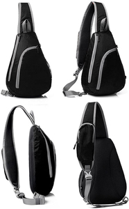 Sac bandoulière personnalisé avec sangle réglable et fermeture éclair pour un usage quotidien - Product Image 6