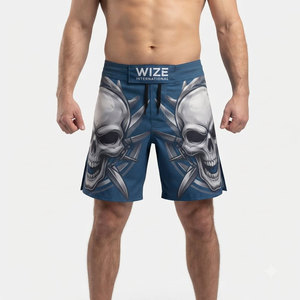High Quality Quick Dry Breathable MMA Shorts for Boxing & Jiu Jitsu Custom Design <b>Plain</b> Dyed Casual - Product Image 1