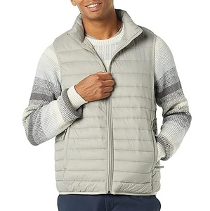 Custom OEM LOW MOQ Fitted Biker Puffer Vest Jackets Hooded Breathable Eco-Friendly <b>Canvas</b> Waterproof Winter Sleeveless Custom - Product Image 1