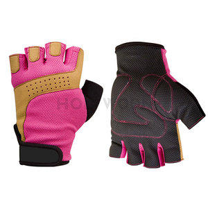 Comfortable Leather Gym Fitness <b>Gloves</b> with Adjustable Wrist Support Half Finger for <b>Weight</b> Lifting Training Fitness Activities - Product Image 6