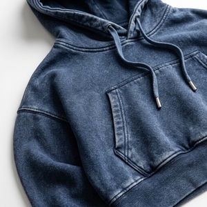 Sudadera con Capucha Nexfit Athletics Personalizada, Extra Grande, Azul Lavado, Estilo Vintage, Lavado Ácido, 100% Algodón, Estilo Urbano Relajado, Invierno, Tipo Canguro - Product Image 5