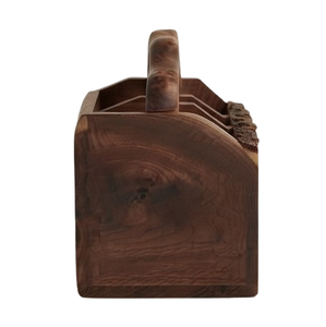 Ventes directes usine : Organiseurs et étagères de rangement marron pour la maison, Caddies de rangement en bois pour ustensiles de cuisine - Product Image 2