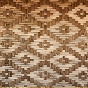 Elegante alfombra de yute con un deslumbrante patrón de círculos concéntricos con efecto 3D en tonos naturales. Disponible a precios de mayorista. - Product Image 3