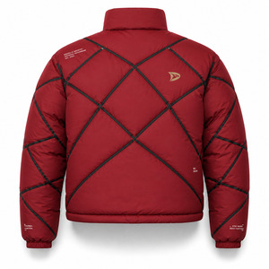 Men’s Outdoor Puffer Jacket Lightweight Warm Insulated Waterproof Winter Coat Custom Logo Factory - Product Image 3