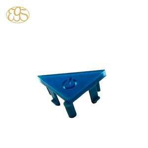 Bouton d'alimentation de machine triangulaire OEM par moulage par injection avec matériau PC pour machine informatique utilisant un produit en plastique à double injection - Product Image 2