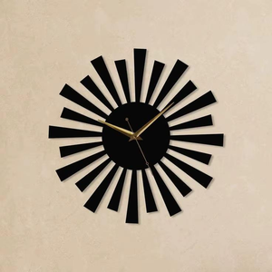 Modern Metal <b>Wall</b> <b>Clock</b> Luxury <b>Decorative</b> Round Hanging Timepiece for <b>Wall</b> <b>Decoration</b> - Product Image 1