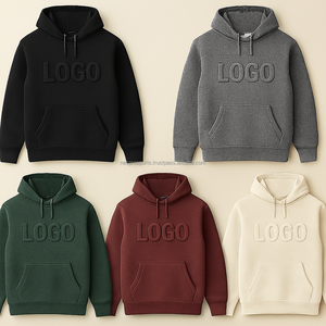 Sudadera con Capucha Oversize de Forro Polar Transpirable con Relieve Personalizado, Estilo Urbano, de Alto Gramaje, Fabricante Mayorista OEM ODM de Marca Privada - Product Image 6