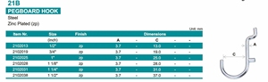 Crochets en métal de type J HANLIX de 3,7 mm d'épaisseur, certifiés par l'usine (OEM/ODM), pour outils lourds - Product Image 2