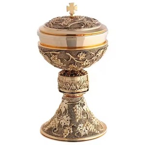 Ciborio Litúrgico de Latón Premium, Portaostión para Instituciones Religiosas - Product Image 4
