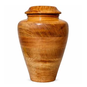 Natural Wooden <b>Ashes</b> Urn <b>Box</b> Handmade Funeral Memorial Keepsake Cremation Storage Decor Adult Luxury Craft Handmade Handmade Urn - Product Image 1