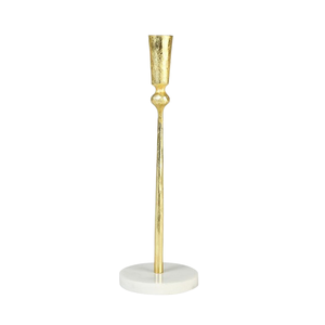 <b>Top</b> Selling Gold Polished Metal Taper Candle Holder for Home Restaurant Decor for <b>Easter</b> Tableware Decorative - Product Image 1