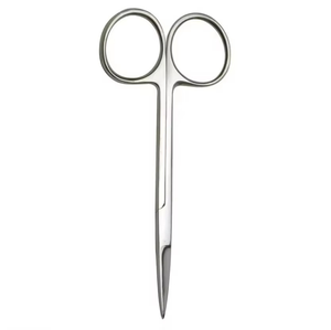 Tijeras Quirúrgicas para Iris de Primera Calidad, Hojas Rectas y Curvas, Puntas Afiladas, Acero Inoxidable, Tijeras para Disección de Iris Delicadas, CE ISO - Product Image 4