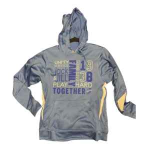 Sweat à capuche Jack and Jill avec motif Unity Play Hard Together, confortable et élégant, pour unisexe - Product Image 1