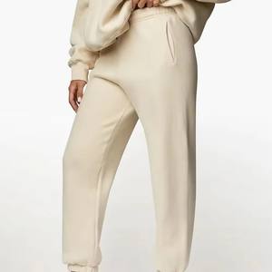 Ensemble de survêtement réversible deux pièces pour femme, col en V, longueur intégrale, très extensible, en polaire athlétique, style hip-hop, écologique, 220g, 100% - Product Image 3