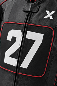 Number Panel One-Piece Leather Motorcycle <b>Suit</b> | Black Blue <b>Red</b> | OEM ODM Manufacturer | Premium Design Quality | Racing Wear - Product Image 4