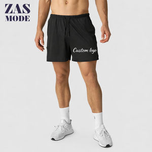 Men's Casual Summer Sports Shorts Oxford Mid Elastic Waist Loose Fit Solid Quick Dry Breathable Zipper Fly Knee Length - Product Image 1