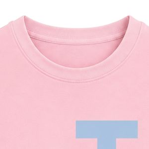 Pink JJ Logo Embroidered Long Sleeve <b>Shirt</b> Crew Neck Casual Lightweight Top with Ribbed Cuffs for Custom Apparel and Teamwear - Product Image 2