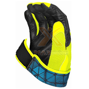 Gants de frappe de baseball de qualité supérieure, gants de frappe de baseball avec logo personnalisé, gants de frappe de baseball en cuir véritable - Product Image 2