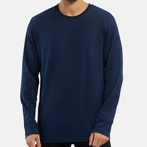 T-shirt décontracté pour homme 100% coton, manches longues, multicolore, imprimé doux, logo personnalisé, grande taille, tricoté au Bangladesh - Vente en gros - Product Image 2