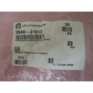 39 AMAT 3940-01013 ตัวล็อคแบบสปริง - อุปกรณ์และอะไหล่เซมิคอนดักเตอร์ระดับโลกที่เชื่อถือได้ - Product Image 1