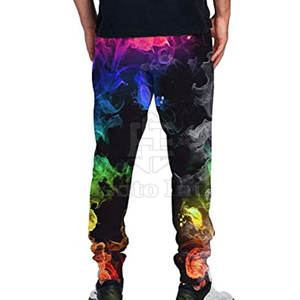 กางเกงจ็อกเกอร์ผู้ชายคุณภาพดี ระบายอากาศได้ดี สีสันตามสั่ง แฟชั่นใหม่ ขายดี สตรีทแวร์ กางเกงซับลิเมชั่นผู้ชาย - Product Image 2