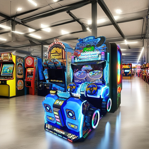 HGR Amusement Extreme Speedway Whirlwind 2-Player Indoor <b>Arcade</b> Video Racing Simulator Coin Operated Car <b>Game</b> <b>Machine</b> EU Plug - Product Image 4