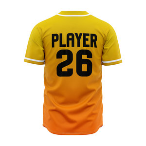 Maillot de baseball entièrement sublimé en gros, personnalisable avec logo, nom et numéro, respirant, séchage rapide, uniforme en polyester - Product Image 6