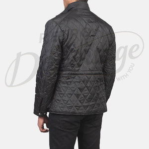 Chaqueta acolchada de hombre Premium Black Diamond con múltiples bolsillos, corte ajustado, acolchada, clásica, informal, con cremallera, para invierno. - Product Image 2