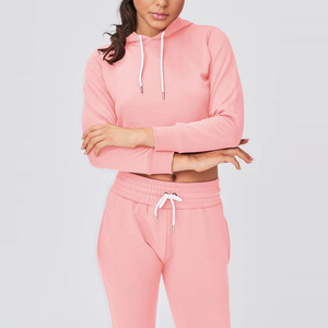 Women <b>Crop</b> Tracksuit Set Side <b>Stripes</b> Casual Athletic Wear Full Sleeve Drawstring Pants Two Piece Outfit <b>Top</b> Trending Wholesale - Product Image 1