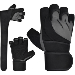 Gants de fitness unisexes personnalisés à demi-doigts pour hommes et femmes, pour la musculation et l'haltérophilie - Product Image 1