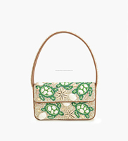 Desainer gaya Bohemian India tas Messenger wanita buatan tangan kapasitas besar tas belanja malam Clutch manik-manik gaya Boho grosir