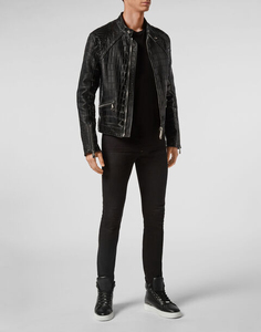 Veste en cuir de crocodile de qualité supérieure pour homme, texture authentique, luxe, mode, chaude, durable, élégante, manteau d'hiver - Product Image 5