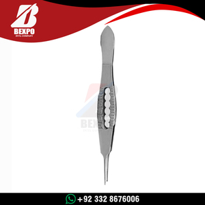 Pinzas Dentadas Hoskins Premium de Acero Inoxidable, Herramienta Oftálmica para Suturas Microquirúrgicas, Instrumentos Quirúrgicos con Certificación CE ISO - Product Image 5