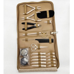 Professional Hair Kit Stainless Steel C Shape <b>Needles</b> Threads for Micro Ring Keratin Nano <b>Bead</b> Extensions Salon - Product Image 5