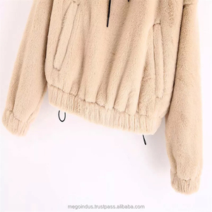 Vente chaude Automne Pull à capuche imprimé pour femme Col montant Veste décontractée Polyester Coton - Product Image 4