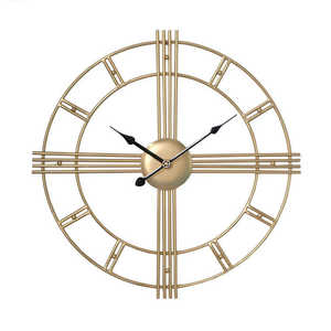 Horloge murale à pendule géométrique, horloge décorative noire moderne, accent d'intérieur minimaliste contemporain - Product Image 2