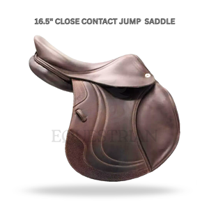 Selle de saut à contact étroit de 16,5 pouces, équipement d'équitation - Product Image 2