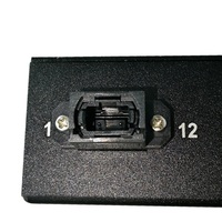 Damu 1m LCP PLC MPO Splitter Cassette Box OM2 OM3 1x2 12/24-Core Distribution de Fibre Optique pour Centre de Données Réseaux 4G 3G