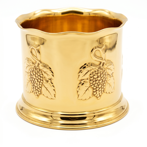 Best Gold Design Ice Bucket With Handles Handmade Metal Elegant Design Party Use Champagne Cooler Wedding Wine Cooler - Product Image 1