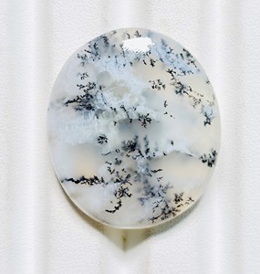 Opale Dendritique Cabochon en Agate Dendritique, Pierre Semi-Précieuse pour la Fabrication de Bijoux, Opale Dendritique Cabochon Libre - Product Image 1