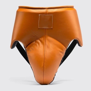 Hot Selling High Quality Leather Groin Guard MMA <b>Boxing</b> Martial Arts Protector Men Customized Color/Size/Logo RL-GG-89 - Product Image 1