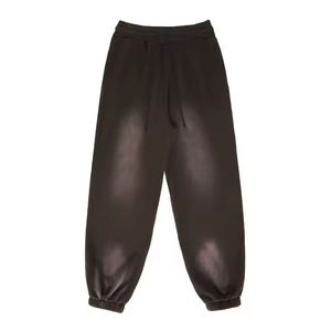 กางเกงวอร์มสตรีทแวร์ผู้ชายรุ่นปี 2026 กางเกงขายาวผู้ชายแบบฟอกสีซีดสไตล์แฟชั่นทรงบาน กางเกงจ็อกเกอร์ผู้ชายทรงหลวม - Product Image 6